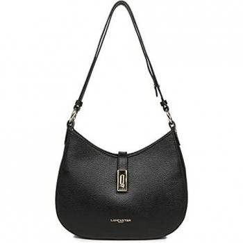 Sac bandoulière Foulonne Milano cuir LANCASTER Noir