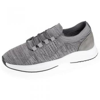 Isotoner Baskets Homme Faciles à Enfiler Gris 42
