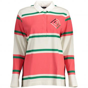 Gant Damen Poloshirt – Luxuriöses Rosa Langarmshirt
