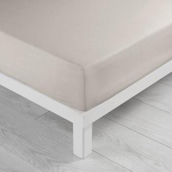 Élégance Douceur – Drap Housse Microfibre Oscar 160 × 200 cm Naturelle