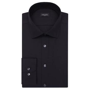 Herren‑Businesshemd Seidensticker – Schwarze Rose – Slim Fit – Uni Schwarz
