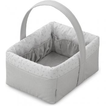 Cesta de Almacenamiento para Artículos del Bebé Cambrass 22.5x29x29 cm – Gris Fresco