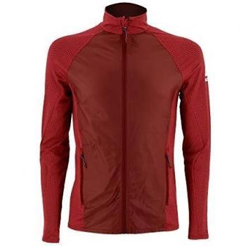 Odlo Blouson Velocity Element Light Ski de Fond Homme, Syrah-Fiery Red, Taille L