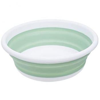 Green Collapsible Washing Up Bowl for Kitchen