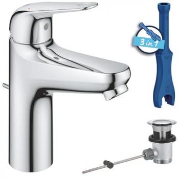 Mitigeur lavabo GROHE Swift 24325001 chromé taille M