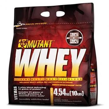 Schoko-Boost Whey – 4,54 kg Muskelaufbau‑Protein + Enzyme – Mutant Edition