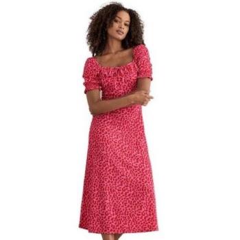 Vestito Donna DP1986 Stampa Animalier Collo Quadrato