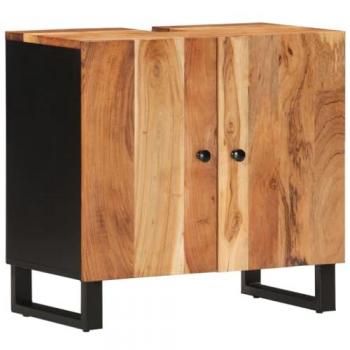 Mobile Lavabo 62x33x58 cm Legno Massello Acacia e Multistrato cod mxl 127749