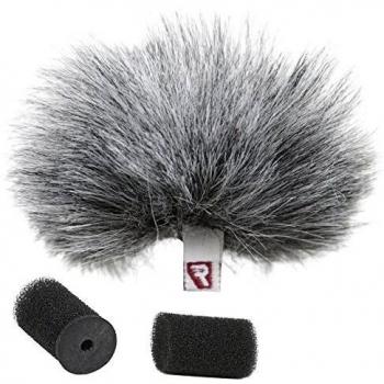 Bonnette en Fourrure Grise Rycote Micro Cravate