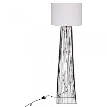 Lampadaire noir en métal