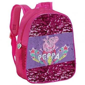 Mochila Rosa Peppa Pig con Lentejuelas