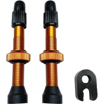 Schlauchlose Fahrradventile 54mm Presta mit Zubehör für Rennrad und MTB