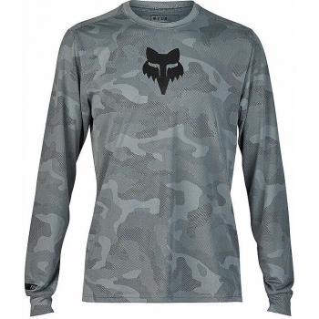 Fox Ranger TruDri Herren Jersey – Langarm, Grau, L (22365)