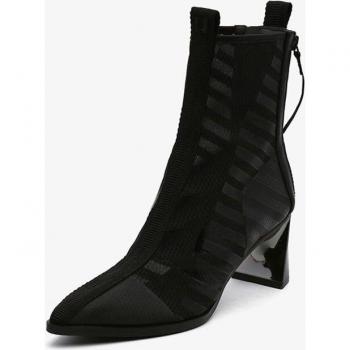 Chic Mesh Short Booties