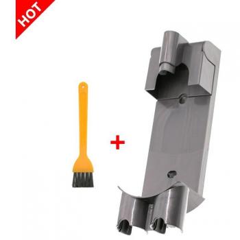 Charger Holder & Storage Base for Dyson V7 V8 Vacuum Cleaner, Grey Plastic