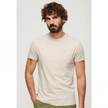 Superdry T-shirt Manches Courtes Greige Essentiel