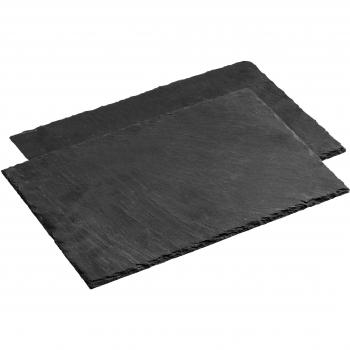 Set Of Two Slate Rectangular Placemats