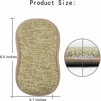 6PCS Microfiber Body Cleansing Sponges