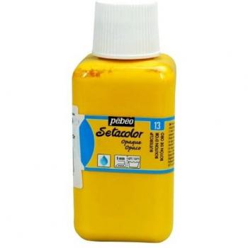 Pebeo Artist & Craft Paint Setacolor Opak – Dottergelb 250 ml