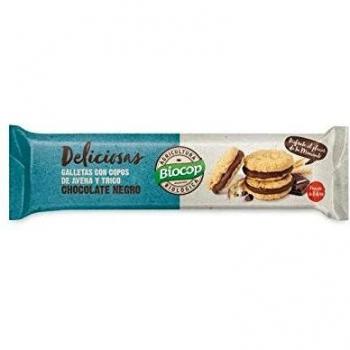 Biocop Galletas deliciosas rellenas de choco negro Bio 150g Biocop