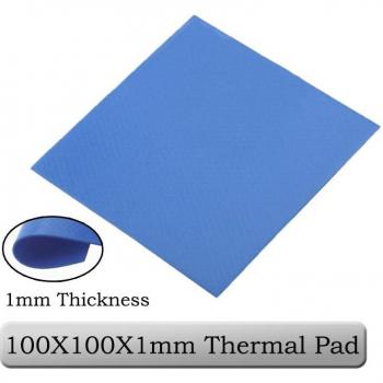 Gdstime Blaues Wärmeleitpad 100mm x 100mm x 1mm