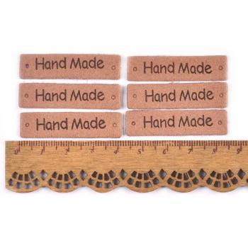 Waschbare Flanell Pflegeetiketten, 20 Stück, 10x40mm für Handwerk