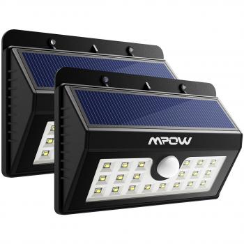Mpow 20 LED Solar Motion Sensor Security Light
