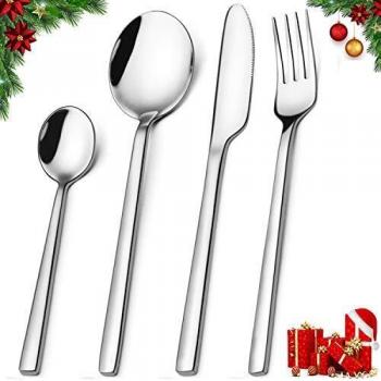 Durable Stainless Flatware for Home & Camping