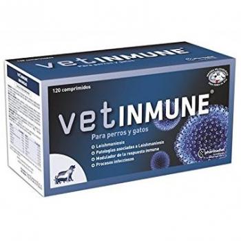 VETINMUNE refuerza sistema inmune 120 comprimidos perros y gatos