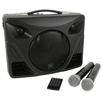 QTX DELTA-50 Portable PA with Bluetooth Busking Home Garden Party Karaoke Meeting School