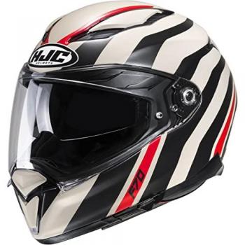 Casco Integrale HJC F70 Galla Nero Bianco Rosso S