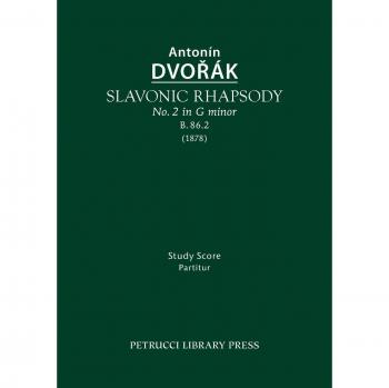 Slavonic Rhapsody in G minor, B.86.2: Study score
