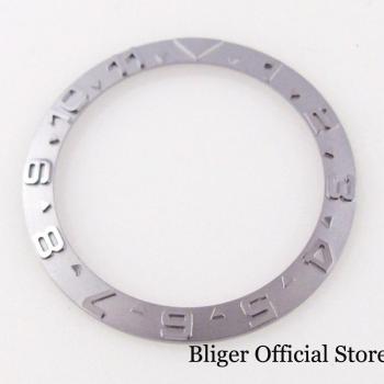 12 Hours 38mm Watch Bezel Insert Ceramic Alloy Steel Ring