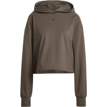 Sudadera Adidas power hoodie sudaderas deportivas mujer Verde (XS)