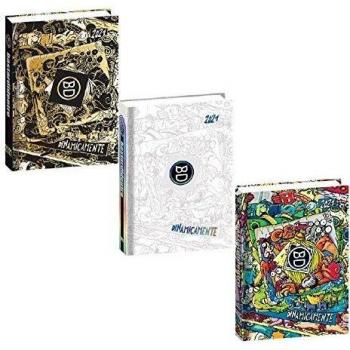Pocket Diario 11x15 Bastardidentro 2020-2021 16 Mesi Multicolore