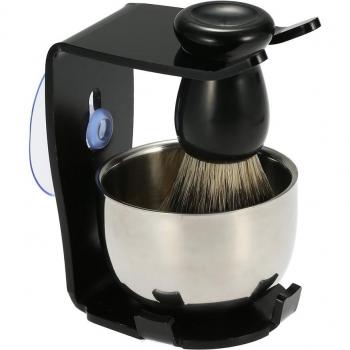 Kit de Afeitado Premium con Cuchilla y Brocha de Tejón
