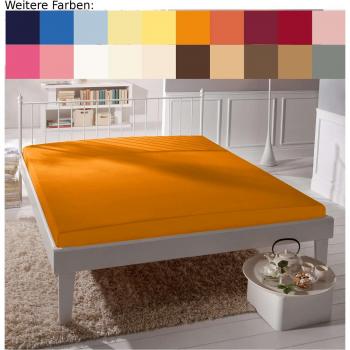 Bassetti Spannbettlaken 301 Orange – 9225085, 100 × 220 cm