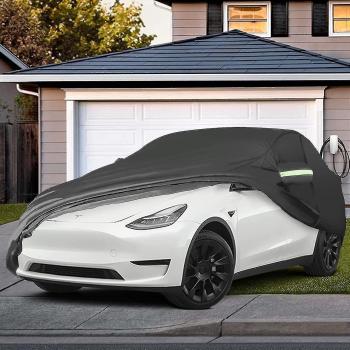 Housse météo Tesla Model Y avec ouverture port charge