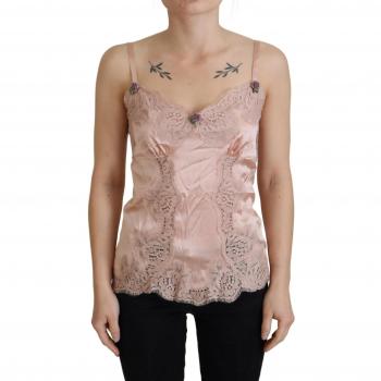 Dolce & Gabbana Pink Tank Top Lingerie