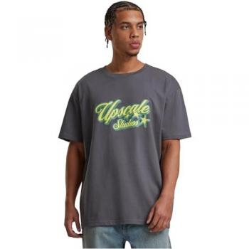 MT Upscale Hotel Paradiso T-Shirt – Limone, Giallo Chiaro, Rosa Pastello