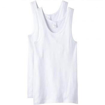 Niema Golphin Men's Classic Cotton Knitted Tank Top, White (Blanco 001), XX-Large (Size: 60) (Pack of 2)