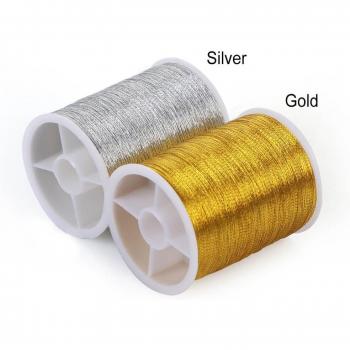Gold/Silber Overlocking Nähmaschine 100 m – robuste FäHöhle, starke Stichkraft