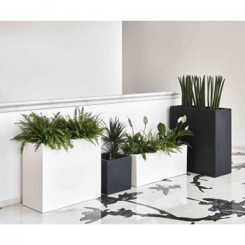Shio Tower 68 L, jardinière haute en muret