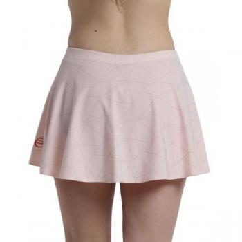 Falda Bullpadel Elites Pure Color Ligera y Elástica Rosa