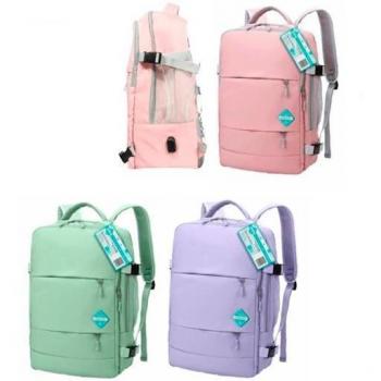 LAGART MOCHILA CABINA PASTEL COLORES SURTIDOS MOCHILA 40x30x20 Cms