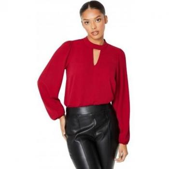 Blouse à Col Clé pour Femme