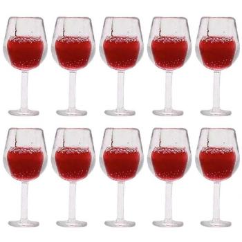 Accessoires de Maison de Poupée : Verres à Vin