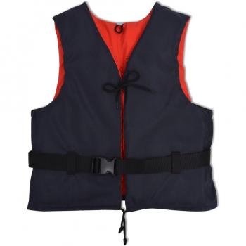 Chaleco Rescate Marítimo Azul Marino 50 N, 30‑50 kg – VidaXL