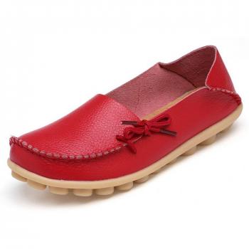 Leder-Slippers Eagsouni Damen, bequemes Freizeitschuhe