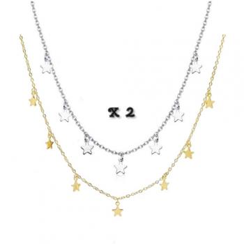 Bracelet Femme Ciel Étoilé Argent